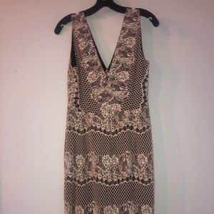 Erin Featherston pink lace fitted dress